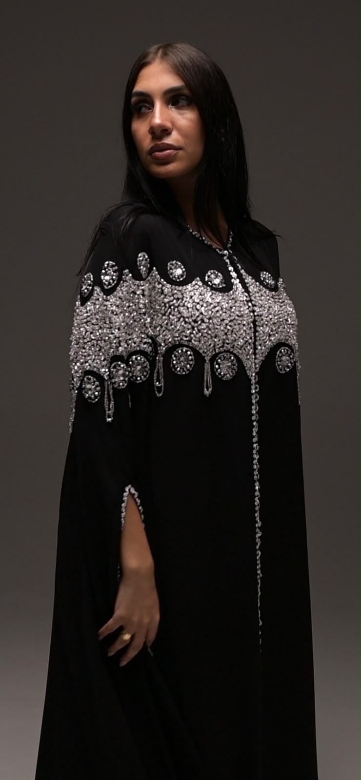 Tweed Abaya