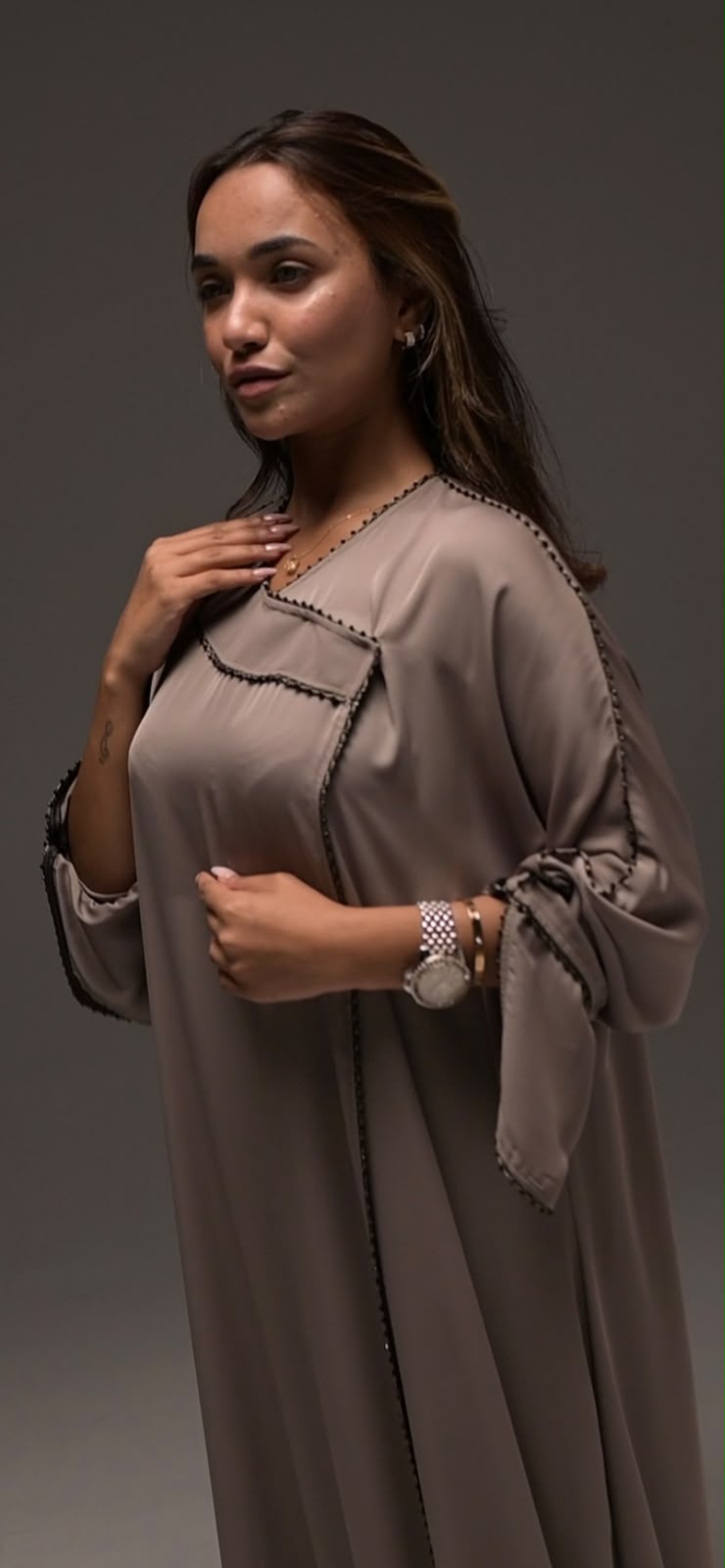 Tweed Abaya